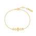 Gold Linked Star Bracelet